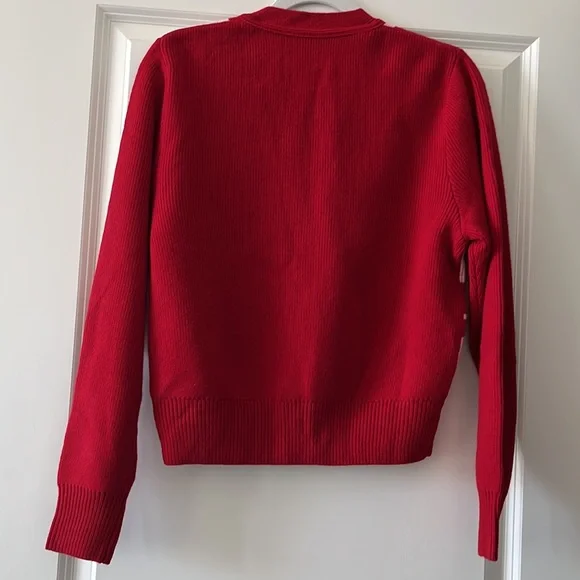 Katlaro Checked Logo-Intarsia Wool Cardigan - Picture 7 of 7